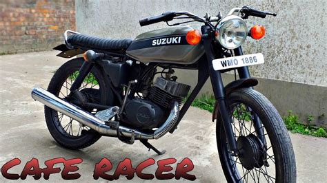 It was launched in india back in 1998. Cafe Racer Modified || suzuki max 100 || modified bike ...