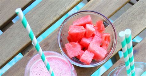 Easy Summer Recipes Strawberry Watermelon Cooler A Mused