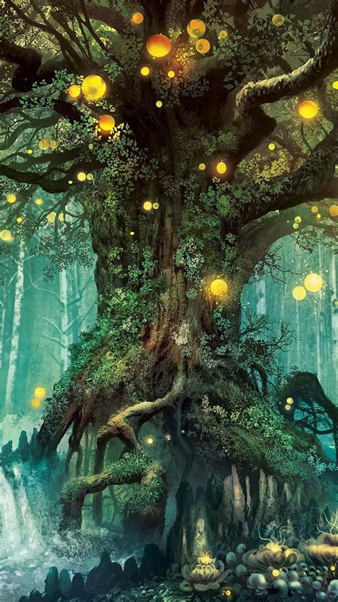 720p Free Download Forest Magic Tree Hd Phone Wallpaper Peakpx