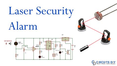 Circuit Diagram Of Burglar Alarm Using Ldr Circuit Diagram