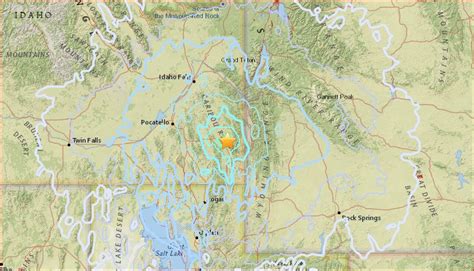M53 Earthquake And 51 Aftershocks Hit Idaho Close To Yellowstone