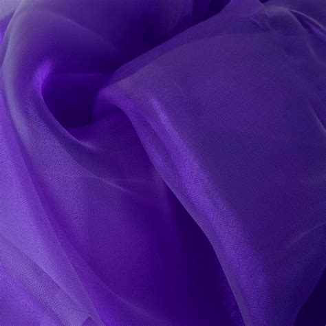 54 10 Yards Purple Solid Color Sheer Chiffon Fabric By The Bolt