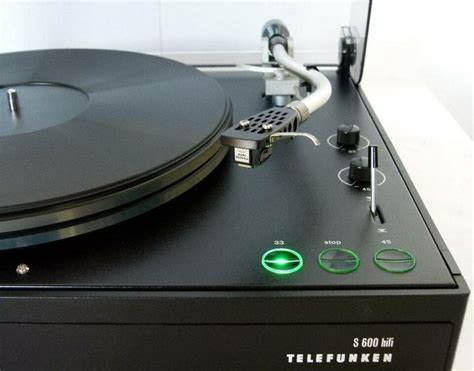 Telefunken S600 Plattenspieler Ortofon Tonarm Revidiert In