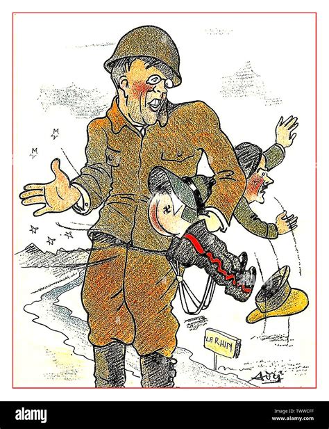 Vintage Cartoon Propaganda Ww2 Postkarte übersicht Franklin D