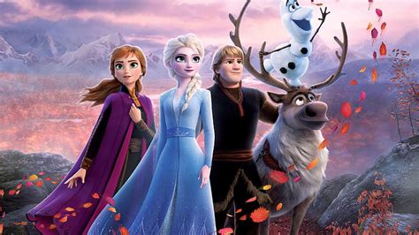 Frozen Ii 2019 Autumn Anna Movie Elsa Leaf Horns Olaf Popster