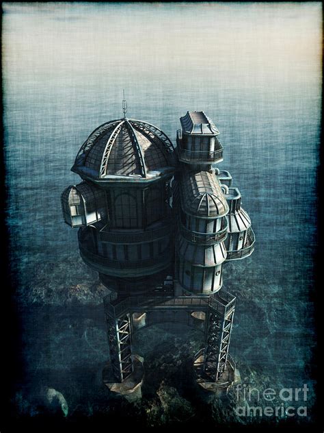 Steampunk Sea House Canvas Effect By Fairy Fantasies
