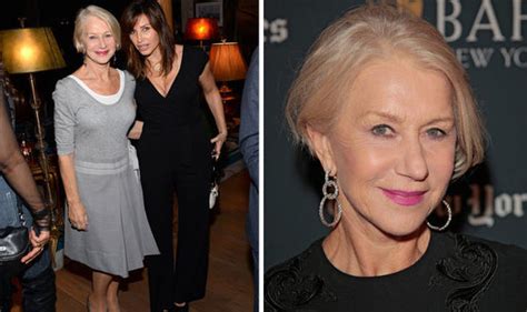 Dame Helen Mirren Shows Off Fabulous Figure In Grey Gown At Nyc Party