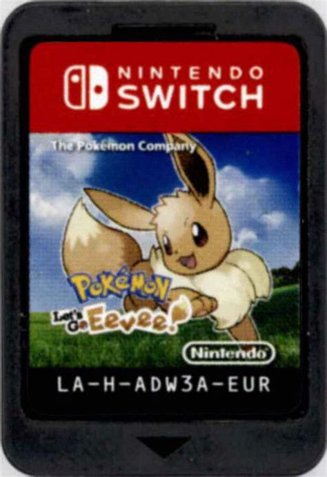 Pokémon Let S Go Eevee 2018 Nintendo Switch Box Cover Art Mobygames