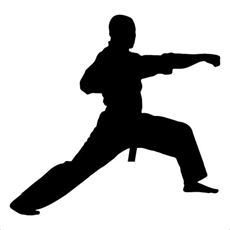 Karate Clipart Stance Karate Stance Transparent Free For Download On
