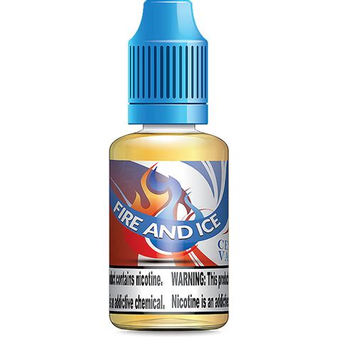 Fire And Ice Cinnamon Menthol E Liquid Flavor By Central Vapors