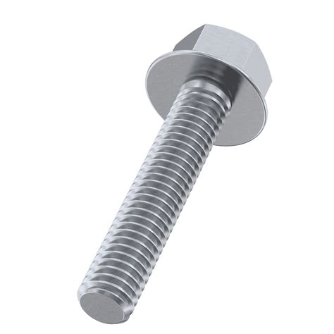 6mm M6 A2 Stainless Steel Flanged Hex Head Bolts Flange Hexagon Screws