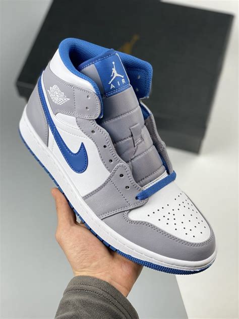 air jordan 1 mid cement grey white true blue dq8426 014 for sale sneaker hello