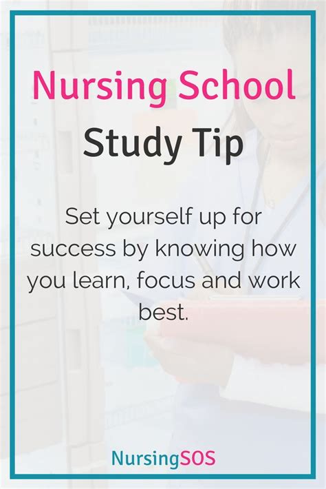 Nursing School Study Tip Set Yourself Up For Success By Knowing How