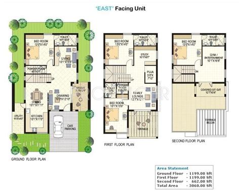 Pin By Tushar Dube On Twin Bungalow Duplex House Plans Bungalow