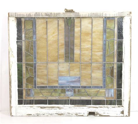 Lot Antique Stained Glass Window Pane