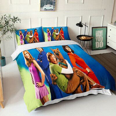 Sleeping bag and airbed in one! 3D Print Scooby Doo Bedding Set Duvet Cover and Pillowcase ...