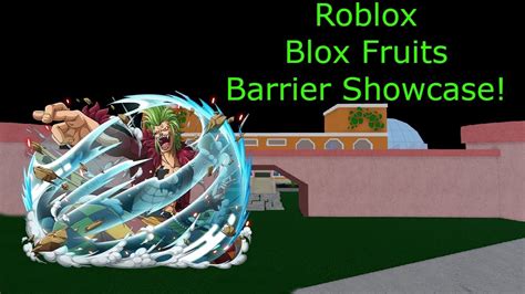 Roblox Blox Fruits Barrier Showcase Youtube