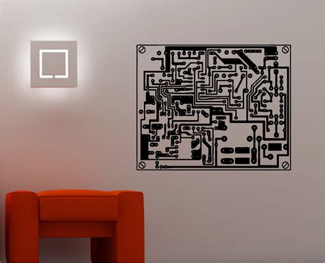 Printed Circuit Board Wall Art Sticker Vinyl Kitchen