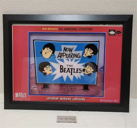 Beatles Animation Cel Frame Now Appearing 60th Anniversary Of Debut