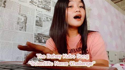 Bahay Kubo Scientific Name Challenge Youtube