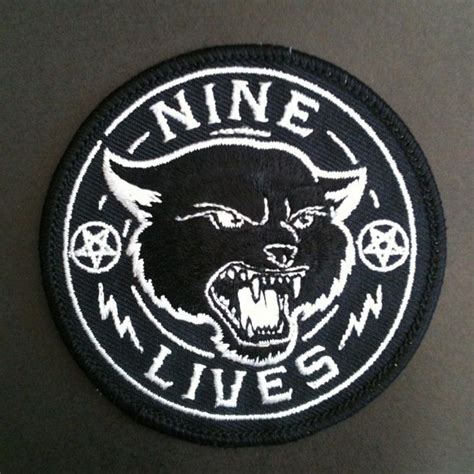 Nine Lives Patch Punk Patches Cool Patches Patches Jacket Pin And