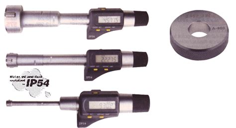 Precise Ip54 Electronic Three Point Internal Micrometers Penn Tool Co