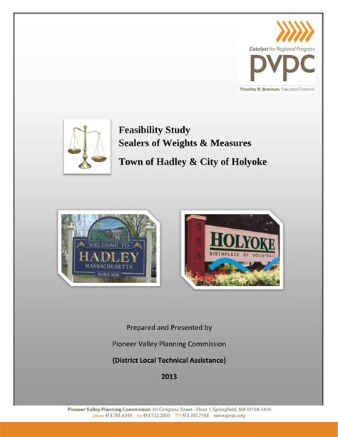 PDF Feasibility Study Sealers Of Weights Measures Town Of