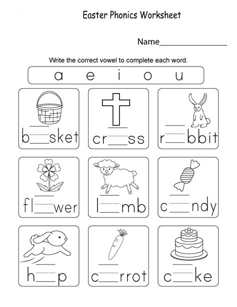 Free Phonic Worksheets For Kindergarten Worksheet24