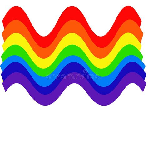 Wavy Rainbow Stock Illustration Illustration Of T 12853558