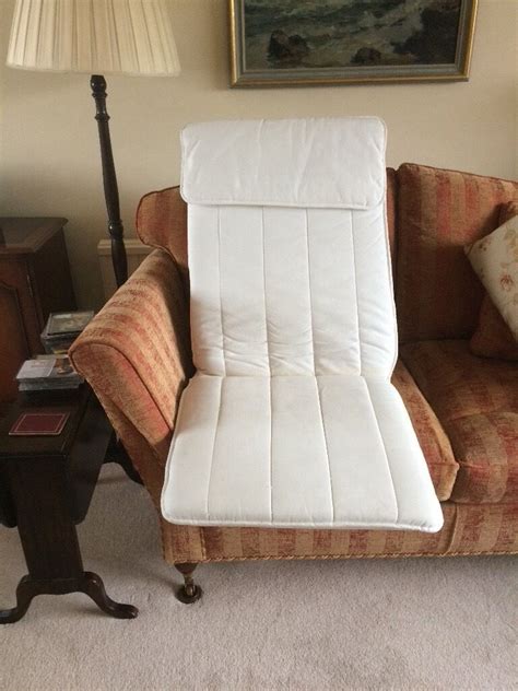 Make it new again with this simple tutorial! Natural seat cushion for Ikea Poang Chair | in Barnton ...