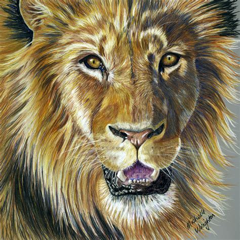 Lion King Painting By Michelle Wrighton Fine Art America