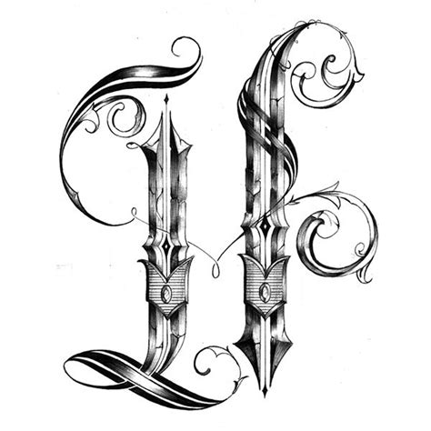 Letter Designs For Tattoo Free Download On Clipartmag