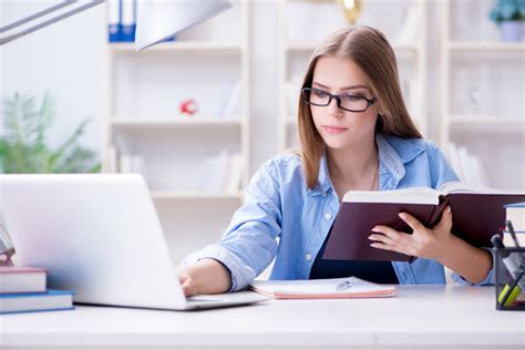 Female College Student Using Laptop Stock Photo Free Download
