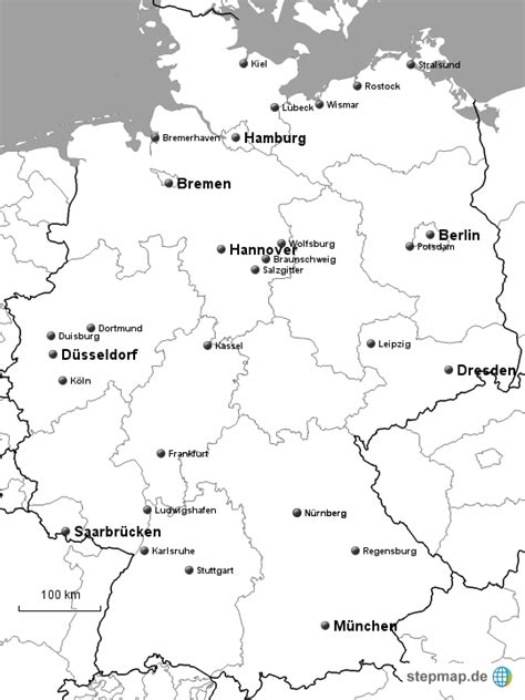 Schweizerkarte zum ausdrucken (umriss, kantone, mit seen). StepMap - Deutschland Bundesländer Wirtscahftsstandorte - Landkarte für Deutschland