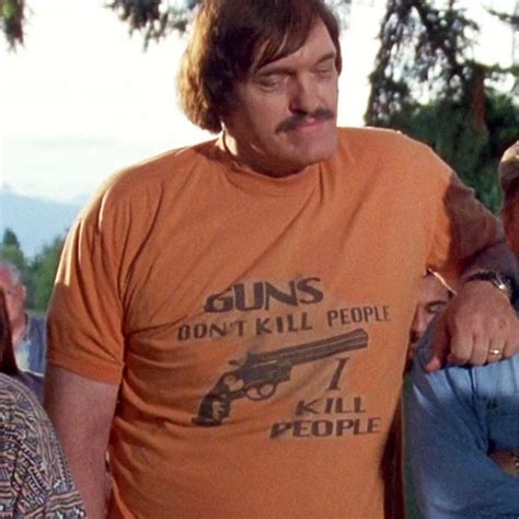 Mens Happy Gilmore Guns Dont Kill People Funny Movie T Shirt Retro