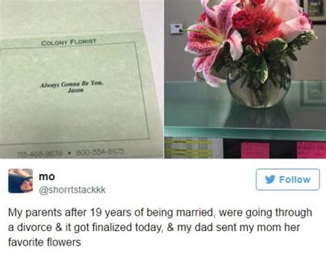 After Couples Was Divorce Finalized He Sent Her Flowers With A Note