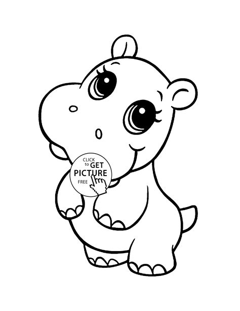 Cute Animals Coloring Pages Printable
