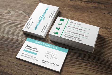 Use a word business card template to design your own custom cards by adding a logo or tagline. 15+ Best designs of Business card templates, sample ...