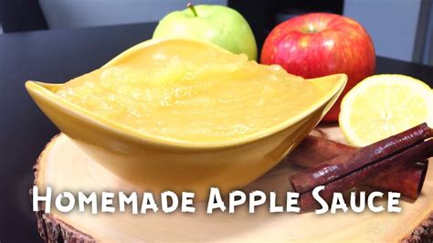 Simple Homemade Apple Sauce Recipe Youtube