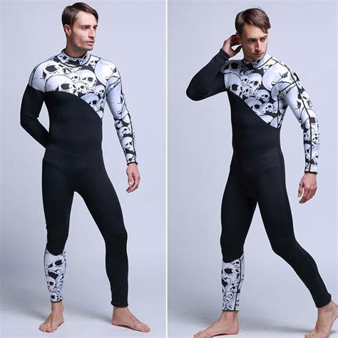 Longsleeved Wetsuit Men Full Wetsuits 3mm Premium Neoprene Surfing Suit Diving Snorkeling