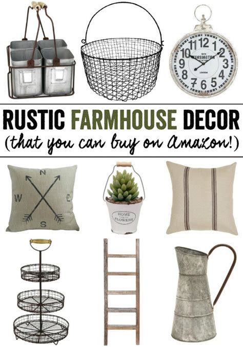 Rustic Farmhouse Decor From Amazon Kendall Rayburn