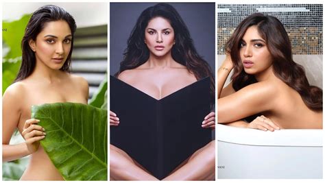 Fashion News Kiara Advani Sunny Leone Bhumi Pednekar Go Topless On Dabboo Ratnani S
