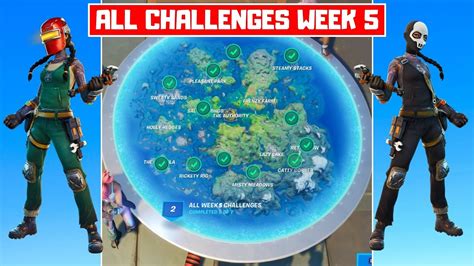 As with most challenges, they're pretty achievable if you know what you're doing. All Week 5 Challenges Guide! - Fortnite Chapter 2 Season 3 ...
