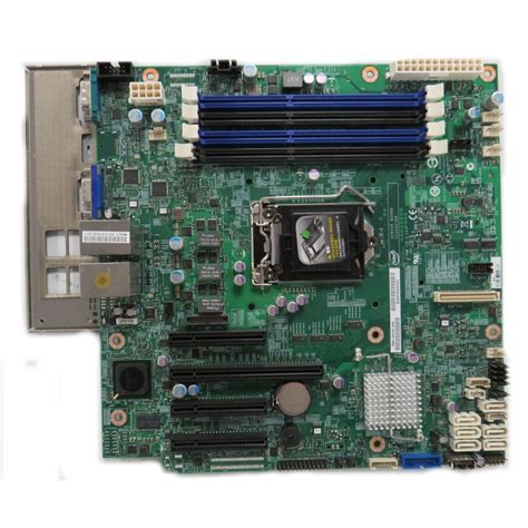 Pay close attention to the socket in the processor. Intel S1200V3RP LGA 1150 Server Motherboard with I/O ...