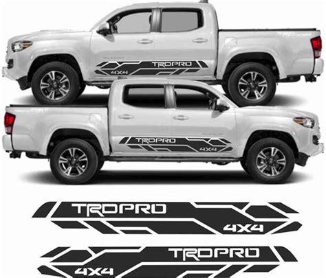 Zen Graphics Toyota Tacoma Double Cab Trd Pro 4x4 Side Graphics