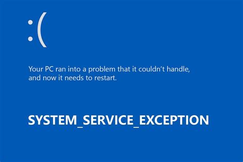 Как исправить ошибку Systemserviceexception в Windows 10