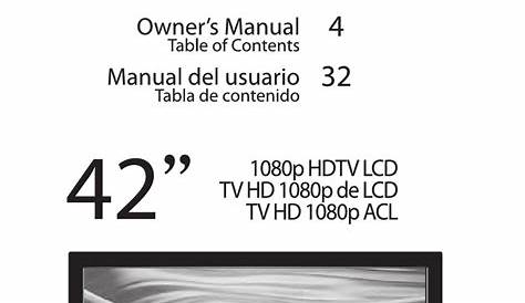 sanyo dp52848 52 lcd tv owner's manual