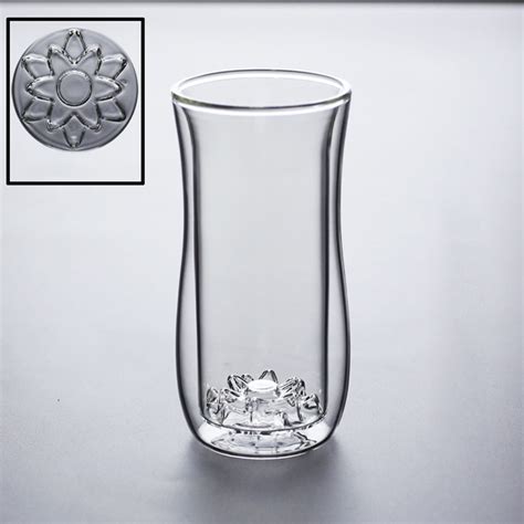 Double Walled 350ml Borosilicate Glass Turkish Tea Cups