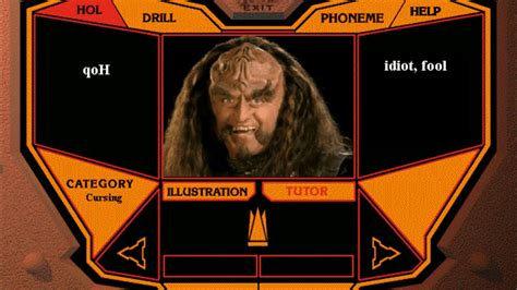 Star Trek Klingon Language Lab Part 3 Youtube