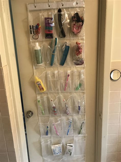 Toothbrush Organizing For Large Families No Countertop Space